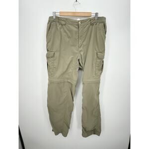 Columbia GRT Hiking Pants Mens Size Large Zip Off Lightweight Packable Tan Khaki